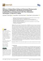 prikaz prve stranice dokumenta Efficacy of Shock Wave-Enhanced Emission Photoacoustic Streaming (SWEEPS) in the Removal of Different Combinations of Sealers Used with Two Obturation Techniques: A Micro-CT Study