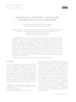 prikaz prve stranice dokumenta Odontomas: Pediatric Case Report and Review of the Literature