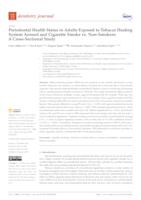 prikaz prve stranice dokumenta Periodontal Health Status in Adults Exposed to Tobacco Heating System Aerosol and Cigarette Smoke vs. Non-Smokers: A Cross-Sectional Study