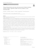 prikaz prve stranice dokumenta Clinical characteristics and caries risk assessment of tobacco heating systems smokers, cigarette smokers and non-smokers: a cross-sectional study