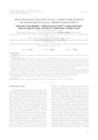 prikaz prve stranice dokumenta SELF-MASSAGE AND LOW-LEVEL LASER IN TREATMENT OF MASSETER MYALGIA: SHORT-TERM EFFECT