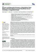 prikaz prve stranice dokumenta Presence and Maturation Dynamics of Mandibular Third Molars and Their Influence on Late Mandibular Incisor Crowding: A Longitudinal Study