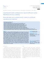 prikaz prve stranice dokumenta Craniofacial Growth in Adolescence and its Influence on the Mandibular Incisor Crowding